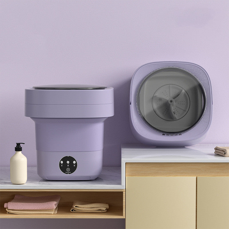 Mini Foldable Washing Machine Portable Mini Socks Underwear Panties Washing Machine Large Capacity 3 Models With Spinning Dry Gadgets