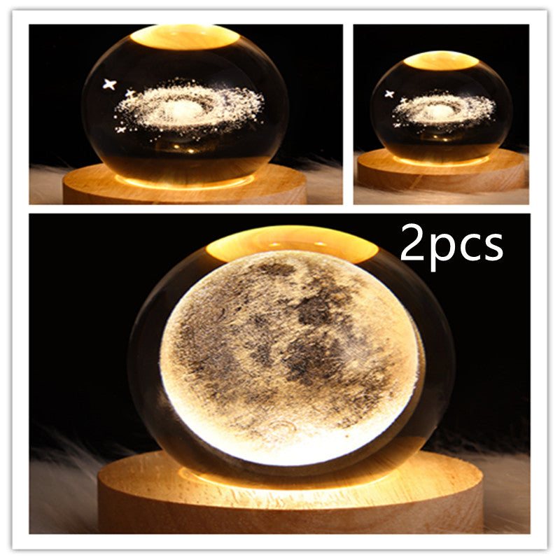 LEVARIA™ CrystalGlow Lamp – 3D Crystal Night Light