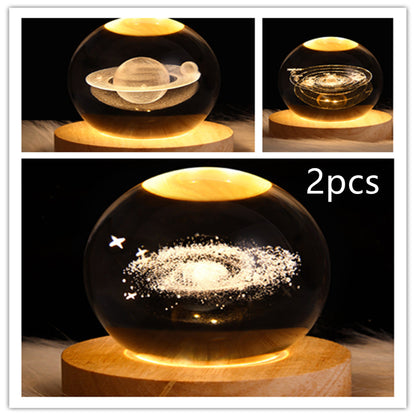 LEVARIA™ CrystalGlow Lamp – 3D Crystal Night Light