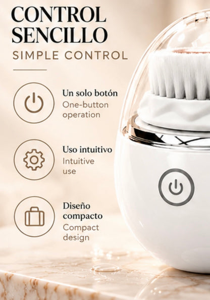 Ultrasonic electric face washer