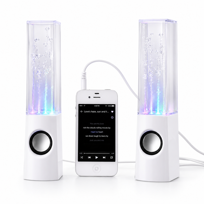 LEVARIA™ AquaBeat Speakers – RGB Water Rhythm Sound System