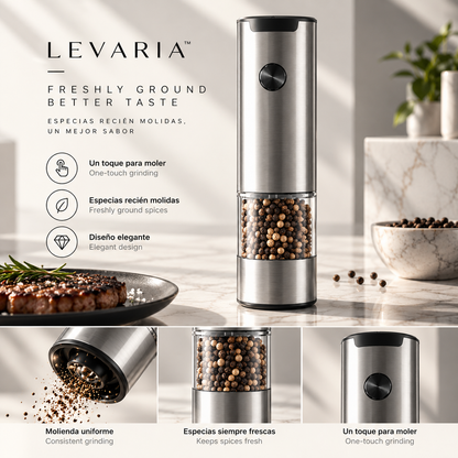 Ground Black Pepper Electric Grinder