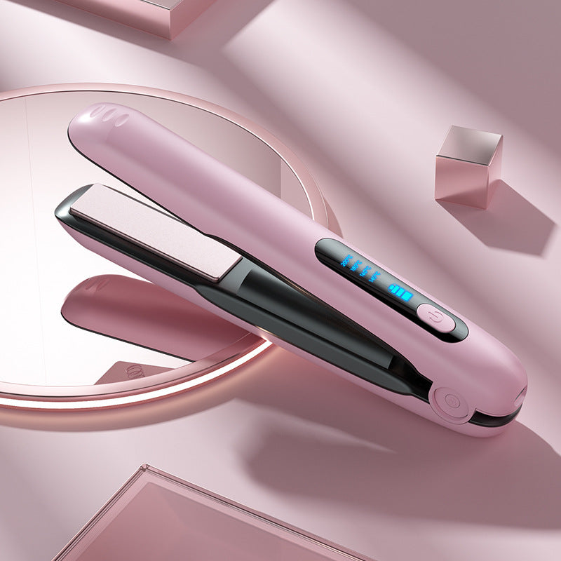 LEVARIA™ SilkWave Air Styler – Wireless Hair Straightener & Curler