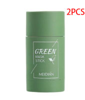 LEVARIA™ GlowClay Duo Mask – Green Tea & Eggplant Acne Treatment