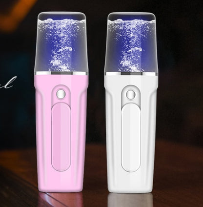 LEVARIA™ Nano Mist Facial Portátil 2 en 1 — Hidratación Instantánea + Power Bank