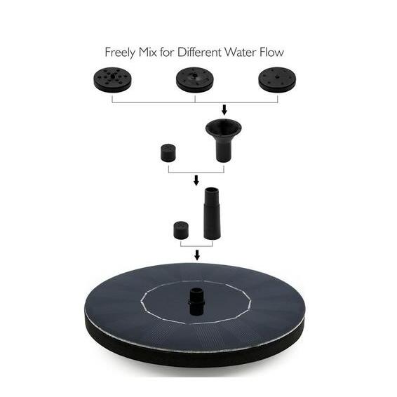 LEVARIA SolarFlow Fountain Pump 