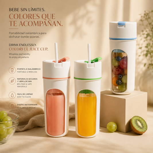 LEVARIA™ Licuadora Portátil USB | Smoothies en Segundos Donde Sea