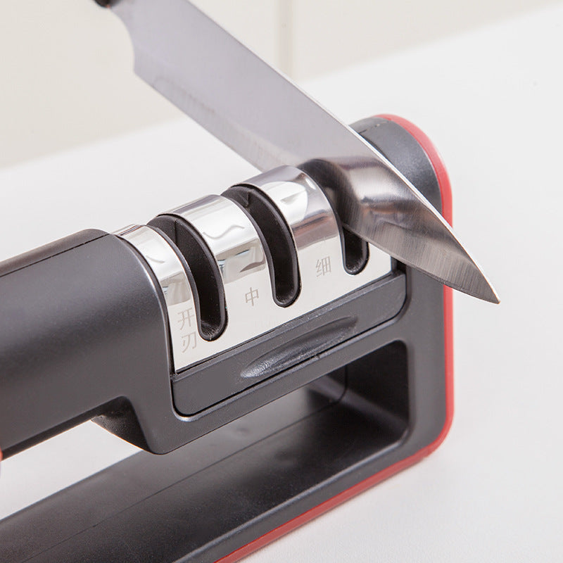 LEVARIA™ Afilador profesional de cuchillos, filo extra fino, para cortes sin dificultades