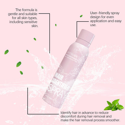 Hair Identifier Spray LEVARIA™ SilkSkin Hair Eraser – Facial Hair Removal Spray