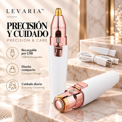 USB Charging Lipstick Shaver 2 In 1 Mini Electric Eyebrow Trimmer Facial Shaver Hair Removal Instrument