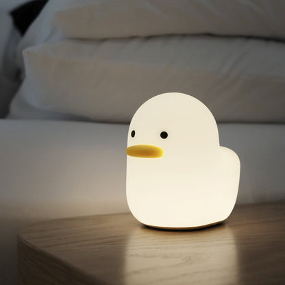 LEVARIA™ DuckGlow Night Lamp – Cute Silicone Night Light