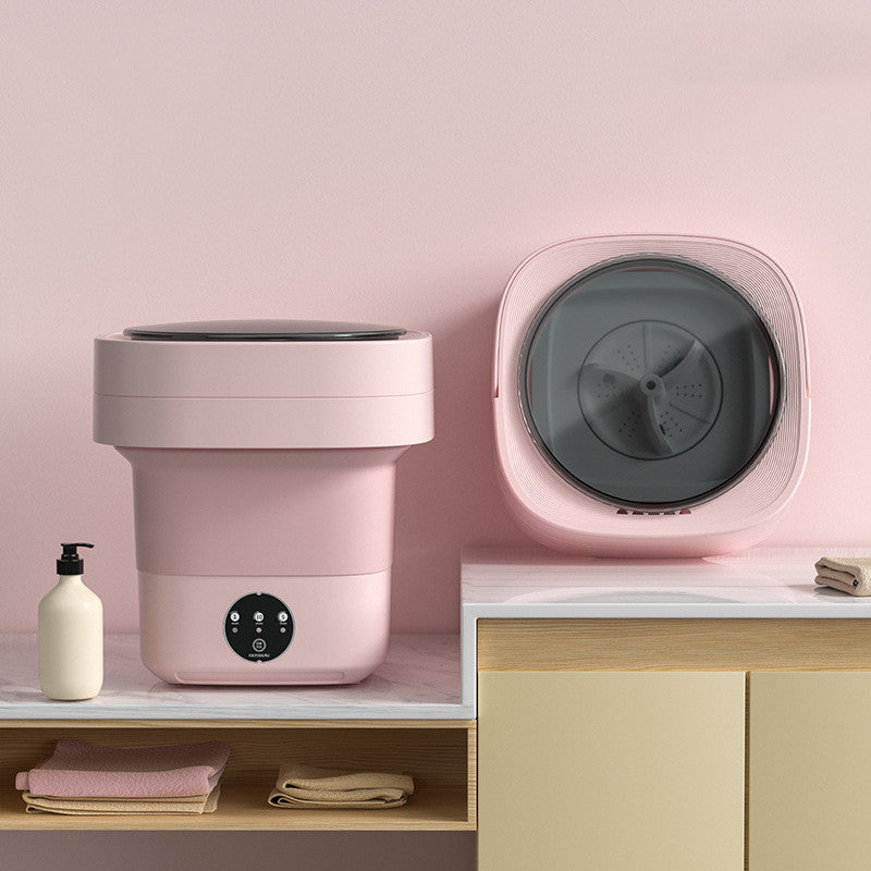 Mini Foldable Washing Machine Portable Mini Socks Underwear Panties Washing Machine Large Capacity 3 Models With Spinning Dry Gadgets