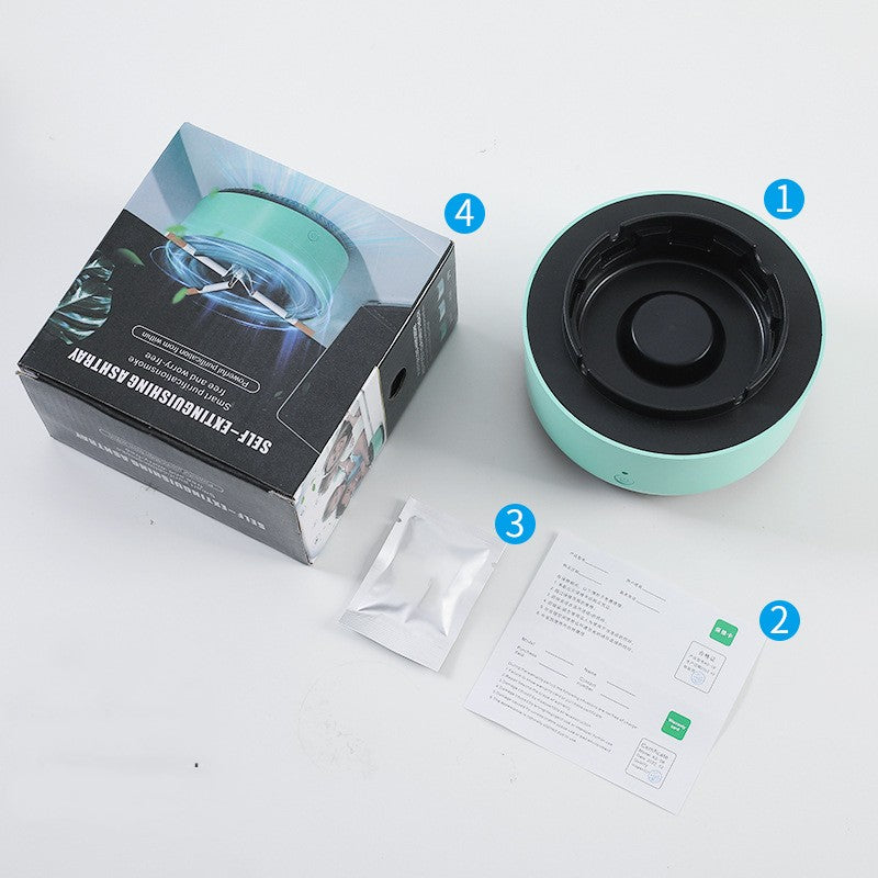 LEVARIA™ PureAir Ashtray – Smart Smoke Purifier Ashtray