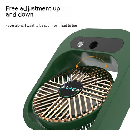 LEVARIA™ Mini Portable USB Air Conditioner | Fan with Spray + 3 Speeds