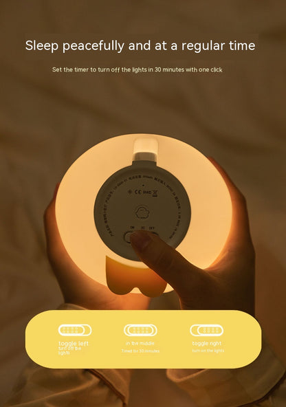 LEVARIA™ Lámpara Patito LED Táctil | Luz Nocturna Recargable Súper Tierna y Relajante