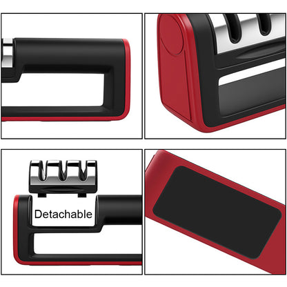 LEVARIA™ Afilador profesional de cuchillos, filo extra fino, para cortes sin dificultades