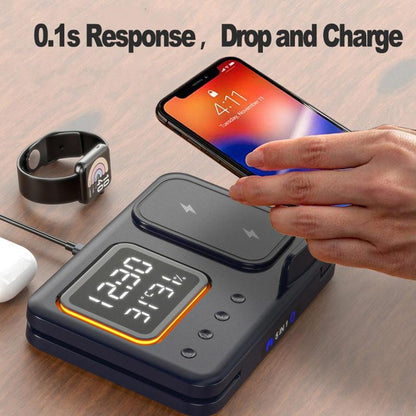LEVARIA™ SmartDock Elite – 4-in-1 Wireless Charging Station