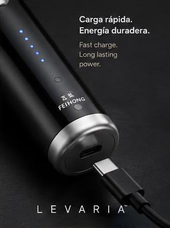 LEVARIA™ Afeitadora Eléctrica Profesional — Afeitado Suave, Rápido y Sin Irritación