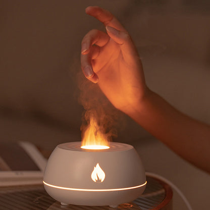 LEVARIA™ FlameMist Aura – Flame Aroma Diffuser