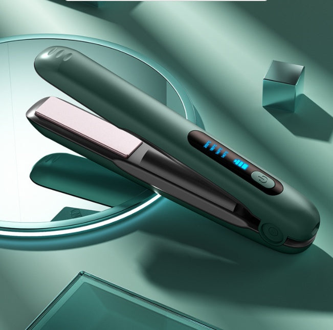 LEVARIA™ SilkWave Air Styler – Wireless Hair Straightener & Curler