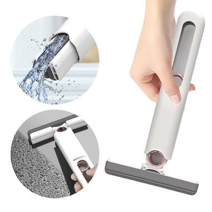 LEVARIA™ QuickSpin Clean Mop – Self-Wringing Mini Mop