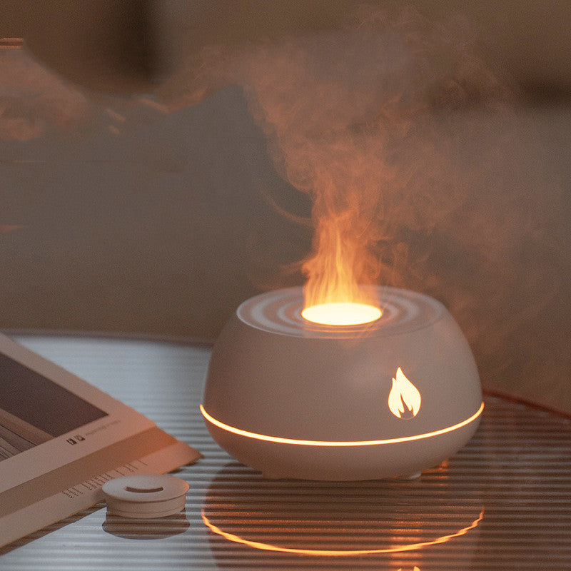 LEVARIA™ FlameMist Aura – Flame Aroma Diffuser