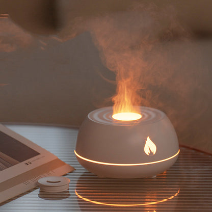 LEVARIA™ FlameMist Aura – Flame Aroma Diffuser