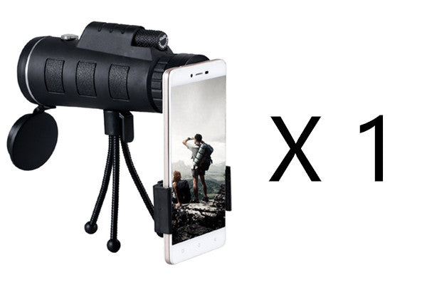 LEVARIA™ 40x60 HD Monocular | Powerful Zoom with Tripod + Cell Phone Holder