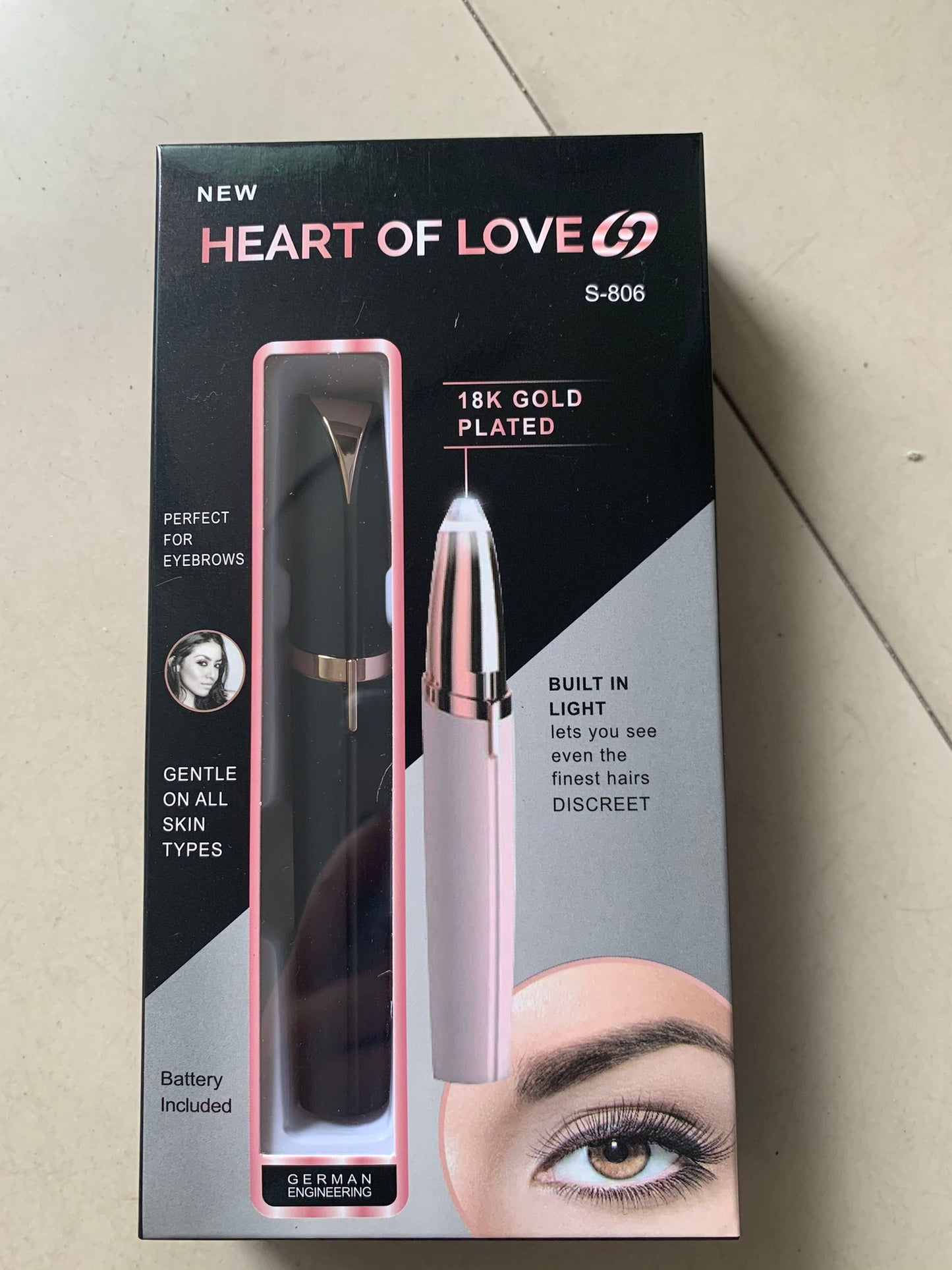 LEVARIA™ Electric Eyebrow Remover — Perfect Painless Precision in Seconds