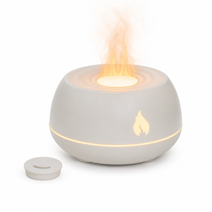 LEVARIA™ FlameMist Aura – Flame Aroma Diffuser
