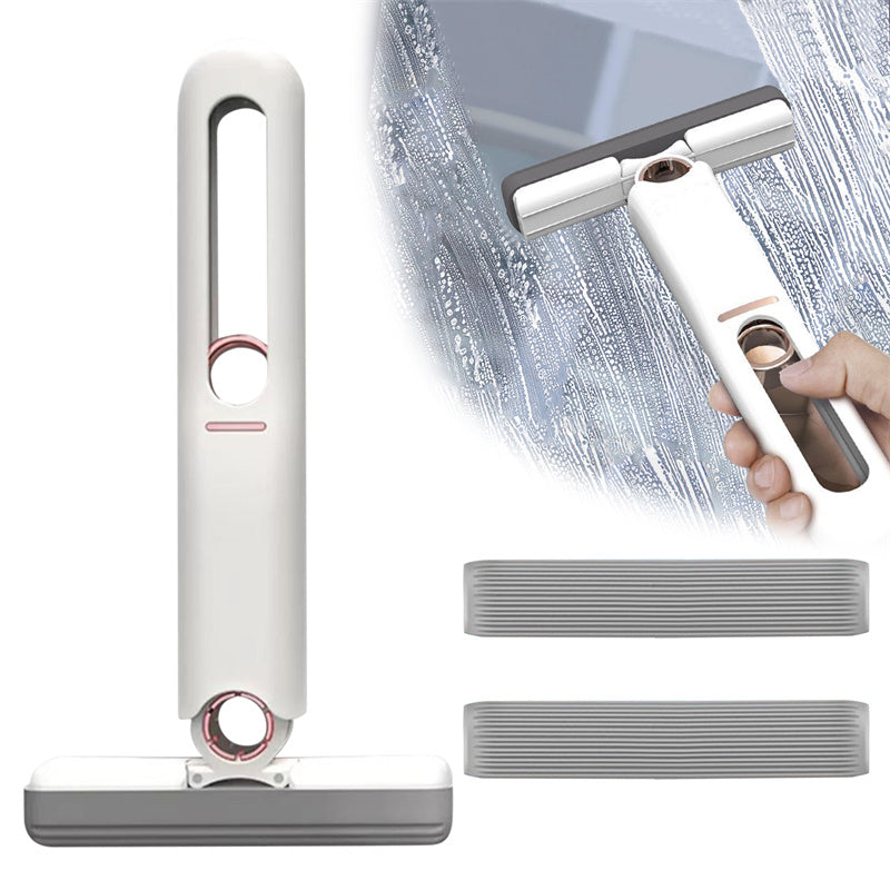 LEVARIA™ QuickSpin Clean Mop – Self-Wringing Mini Mop