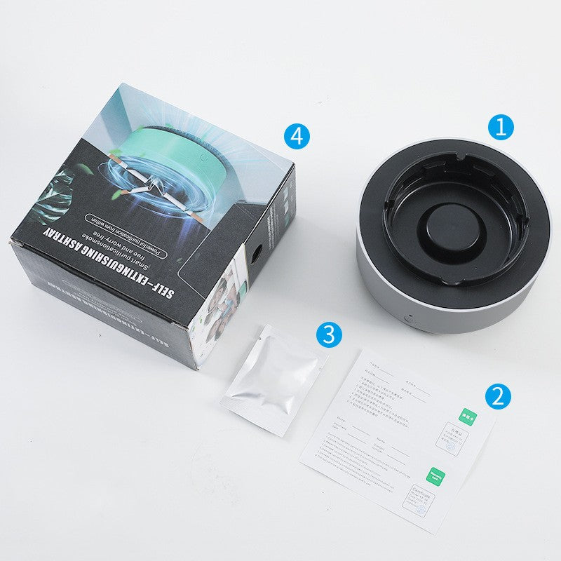 LEVARIA™ PureAir Ashtray – Smart Smoke Purifier Ashtray
