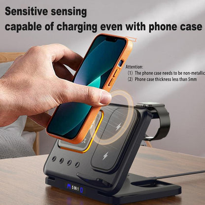 LEVARIA™ SmartDock Elite – 4-in-1 Wireless Charging Station
