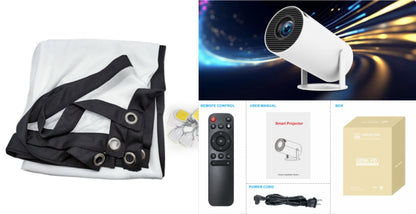 HY300 LEVARIA™ CinemaBeam Pro – Smart Mini Projector HD