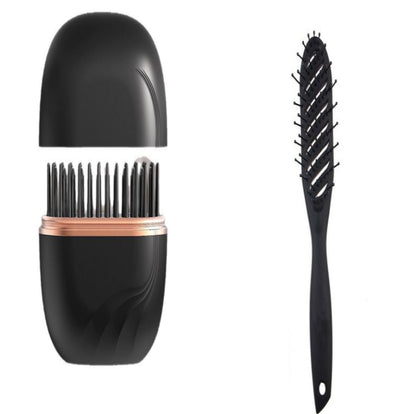 LEVARIA™ Cepillo Alisador Inalámbrico con Batería Recargable – Anti Frizz, Calentamiento Rápido y 3 Niveles de Temperatura