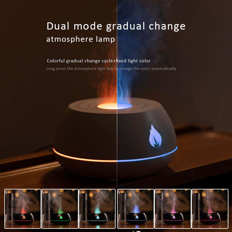 LEVARIA™ FlameMist Aura – Flame Aroma Diffuser