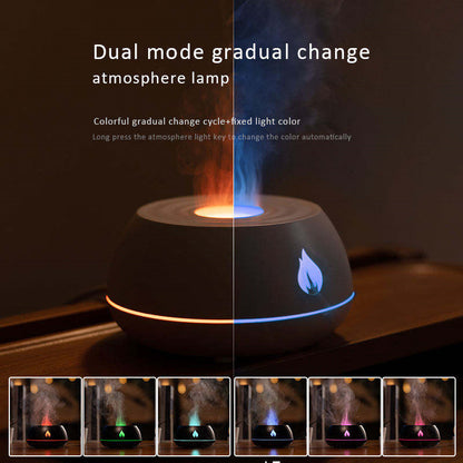 LEVARIA™ FlameMist Aura – Flame Aroma Diffuser