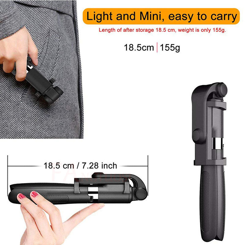LEVARIA™ Compatible with iPhone. Selfie Tripod