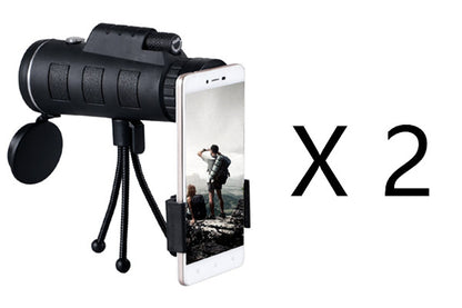 LEVARIA™ 40x60 HD Monocular | Powerful Zoom with Tripod + Cell Phone Holder