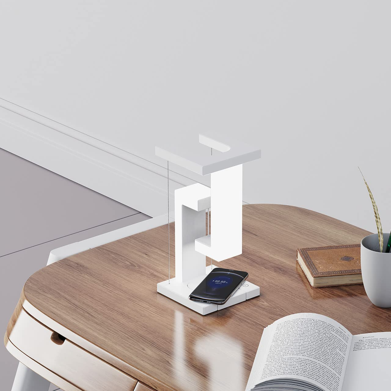 LEVARIA™ 3-in-1 Floating LED Lamp with Wireless Charging | Light, Decorate and Charge your Smartphone