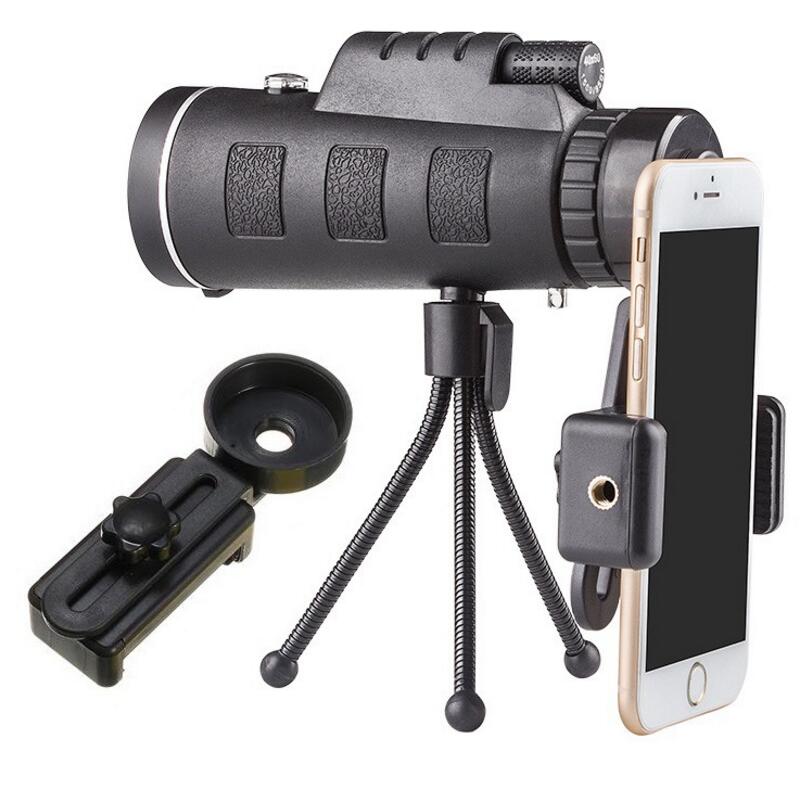 LEVARIA™ 40x60 HD Monocular | Powerful Zoom with Tripod + Cell Phone Holder