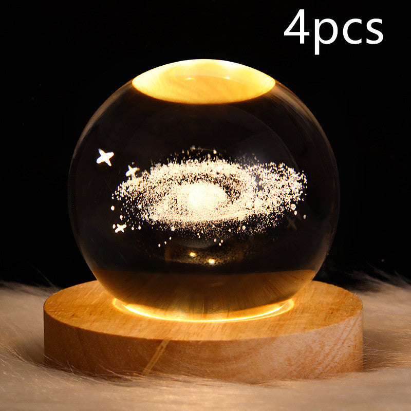 LEVARIA™ CrystalGlow Lamp – 3D Crystal Night Light