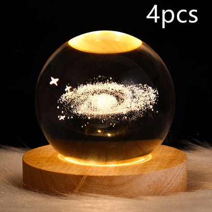 LEVARIA™ CrystalGlow Lamp – 3D Crystal Night Light