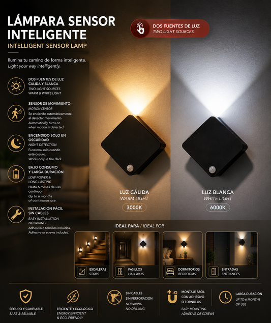 Wireless USB Rechargeable Decorative Wall Lamp Human Body Sensor Home Decor Night Lights Bedroom Porch Balcony Corridor Decor Lamps
