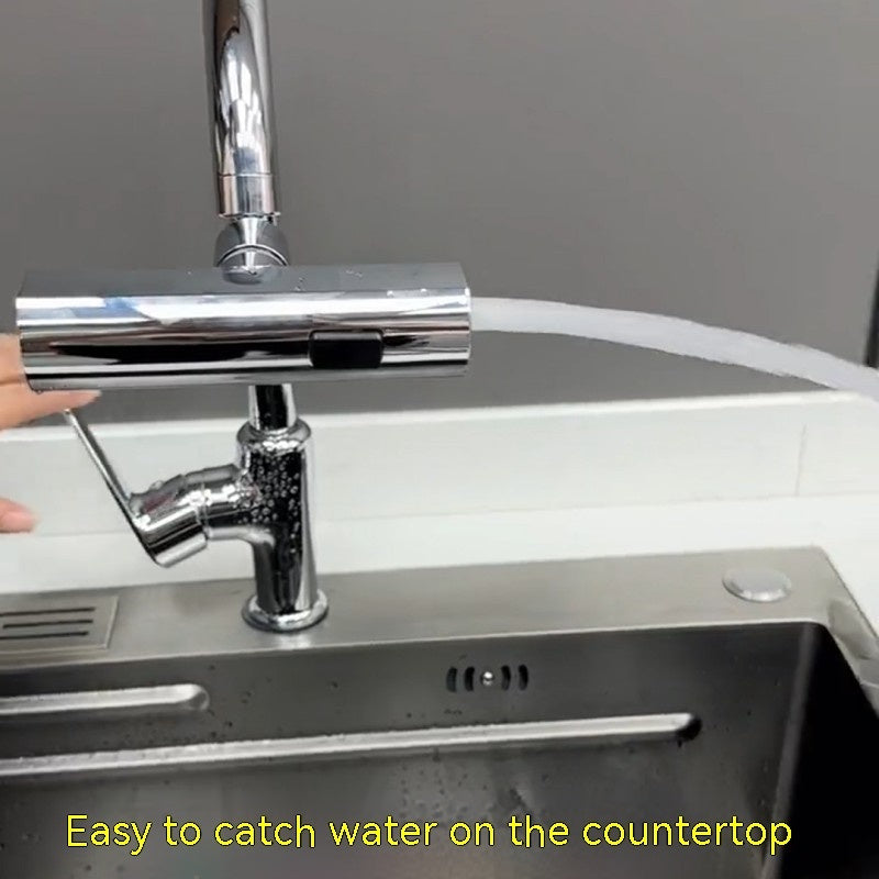 LEVARIA™ AquaFlow Luxe – Multifunction Waterfall Faucet