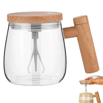 LEVARIA™ AutoMix Smart Mug – Self-Stirring Coffee Cup
