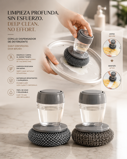 LEVARIA™ Multifunctional Cleaning Brush — Effortlessly Removes Grease and Dirt