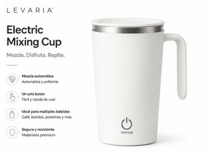 LEVARIA™ Magnetic Stirring Mug, Portable, Ideal for Coffee and Smoothies