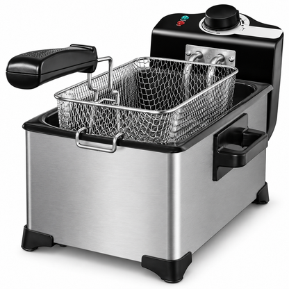 Household 3L French Fries Electromechanical Fryer