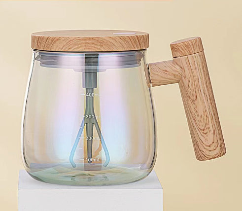 LEVARIA™ AutoMix Smart Mug – Self-Stirring Coffee Cup